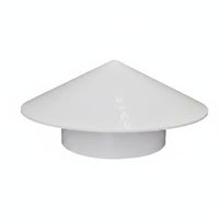 PVC tube Drain Cover Weather-Resistant Protection Ventilation Cap Prevents Blockages Ventilation Cap Cover for Rooftop