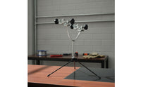 Stable Pipe Joining Clamp Stand Rigid Pipe Clamp with Tripod Base Adjustable Handsunrestricted for Workbench