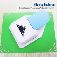 Hollow Design Lace Corner cutter Clean and Precise Cuts Decorative Corner Shaper sturdy Construction for Crafters, educators, School, Office