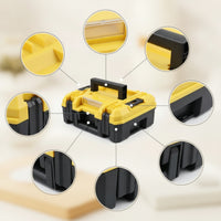 Hard-Shell Toolbox Sturdy Toolbox with Handle Wear-Resistant for Car Trunk