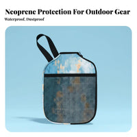 Portable Design Pickleball Paddle Cover Lightweight Neoprene Racket Sleeve Zipper Closure for Outdoor