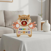 Wooden Animal  Board Develops Logical Thinking Educational Addition Subtraction Pigment Delight Cognition Number Learning Puzzle