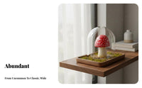 Realistic Mushroom Model Highly Detailed Simulation Mushroom Clear Texture Artificial Fungi Ornament for Collectors, Teachers, Fairy Garden, Classroom