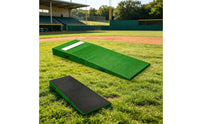 2 in 1 Pitching Mound Sturdy Construction Indoor Outdoor Pitching Mound Multiple Textures Training Tool For