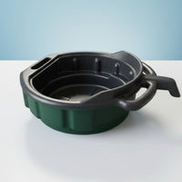 Oil Drain Pan Spill-Resistant Lip Oil Collect Pan Built-in Spout Fluid Collection Container for DIY Mechanics, Auto Technicians, Workshop