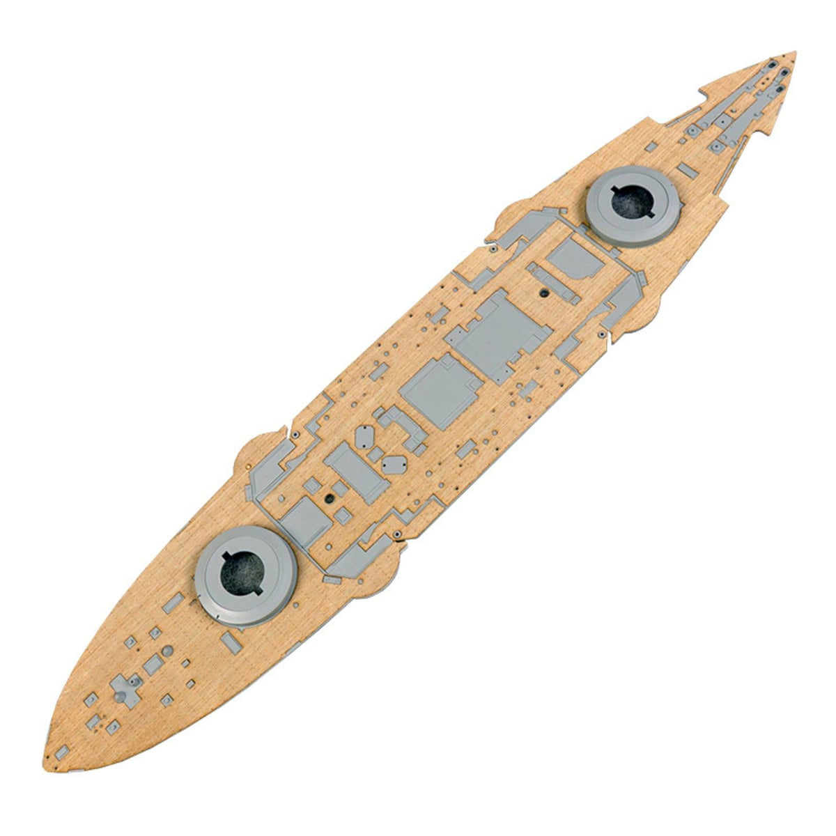 Model Ship Deck Pre-Cut Wooden Deck Upgrade Backed for Hobbyists