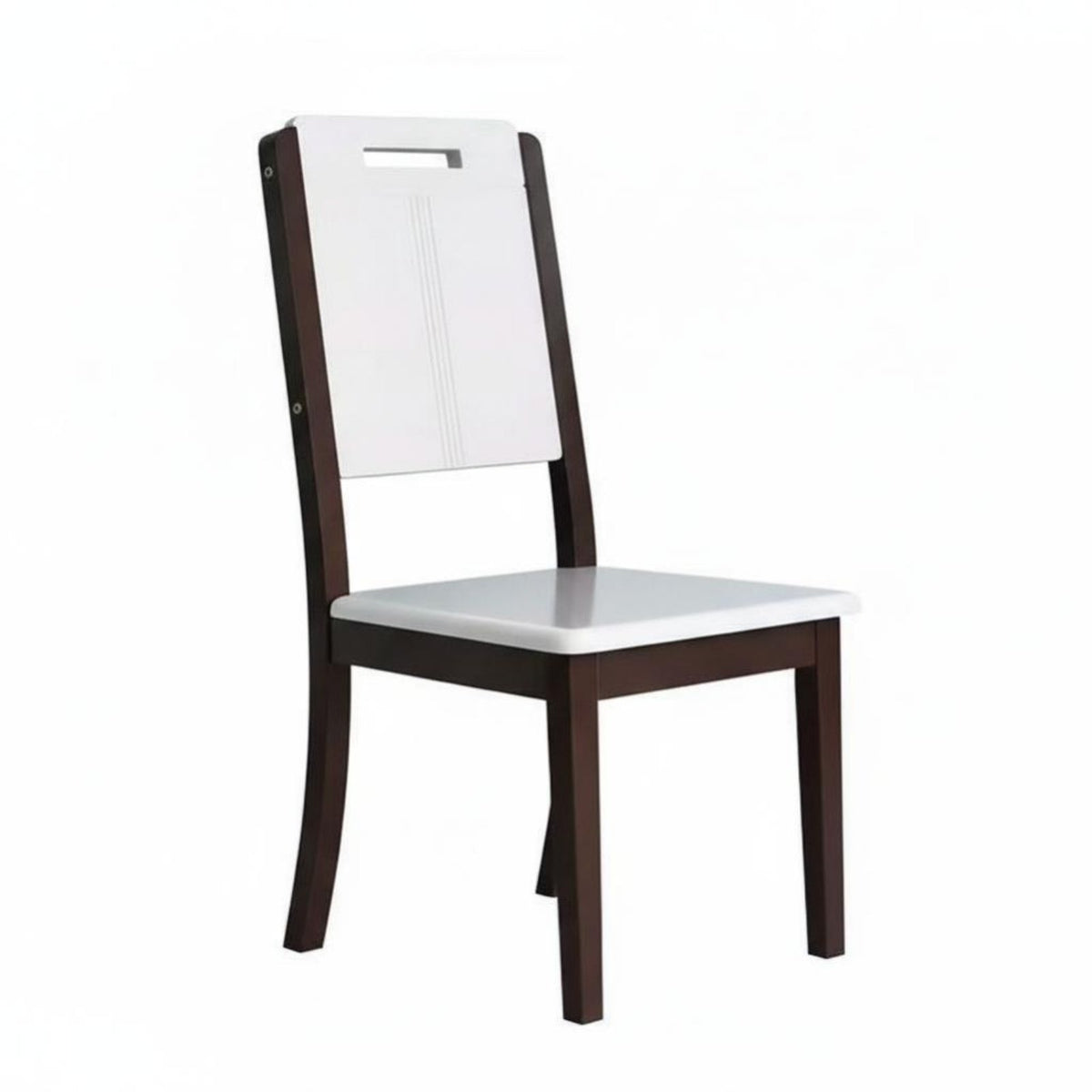 Modern Minimalist Design Upholstered Wooden Chair Sturdy Wood Legs Tufted Backrest Chair High-Density Foam Cushion Dining Furniture Ergonomic Design for Restaurant Owners, Hotel Managers, Interior Designers, Kitchen, Cafe, Living Room, Reading Nook