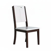 Modern Minimalist Design Upholstered Wooden Chair Sturdy Wood Legs Tufted Backrest Chair High-Density Foam Cushion Dining Furniture Ergonomic Design for Restaurant Owners, Hotel Managers, Interior Designers, Kitchen, Cafe, Living Room, Reading Nook