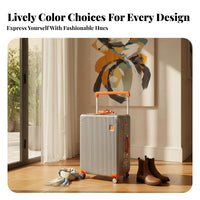 hard-sided Protection Aluminum Frame Trolley Wide Telescopic Handle Hardside hand luggage Reinforced Corners Suitcase Organized Interior for Frequent travelers, holidayers, Business Professionals, holiday, short journeys, Airport, Hotel
