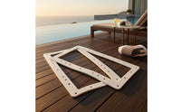 Waterproof Pool Skimmer Gasket Flat Rubber Skimmer Gasket Soft Wall Fitting Rubber Seal Rounded Corners
