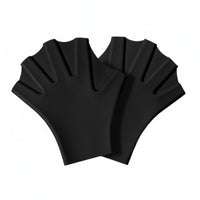 2 Pieces Lightweight Swimming Hand Paddle Glove Comfortable Silicone Hand Paddle Portable Pool Training Glove Water Resistance for Children, Adults