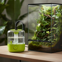 Reptile Humidifier Adjustable Terrarium Fogger Humidifier Reptile Fogger High-Frequency Fine Mist for Lizard Owners, Terrariums
