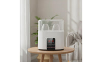 2-in-1 Bottle Warmer with Sterilizer Electric Bottle Warmer Touch-Control Appliance Keep Warm for Newborns, Night Feeds