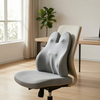 Contoured Support Cushion Ergonomic Back Support Cushion Comfortable Backrest Firm for Office Workers