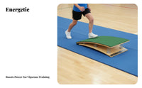 Training-Grade Adjustable Pommel Horse Sturdy Frame Vaulting Buck Padded Top Gymnastics Apparatus for Gymnasts, Students, Athletes, School, Physical Education Class, Gymnasium