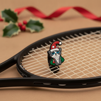 Cute Cartoon Cat Silicone Tennis Racket Vibration Dampener