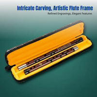 Rosewood Flute, Professional Performance Grade, Collectible Chinese Musical Instrument, G Key, F Key Carving