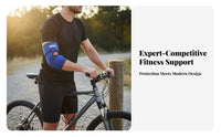 Coil Support Elbow Strap Breathable Material Elbow Stabilizer Brace Compression Limb Band Universal Fit for Cycling, Exercise