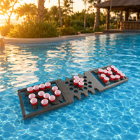 floating beer pong table