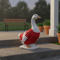 Goose Sweater Outfit Festival Theme Flag Goose Costume Stars and Stripes Yard Decoration for Lawn, Garden