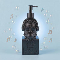 Raised Design Hip-Hop King Dispenser Square Base Sculptural Pump Dispenser Embossed Decorative Item