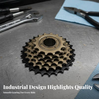 Screw-on Freewheel Wear-Resistant Mountain Bike Freewheel Cycle Flywheel Long-Lasting Multi-Speed Bike Cassette Effortless