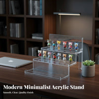 Mystery Box Storage Shelf Space Saving Multi-Tier Display Stand Easy to Clean
