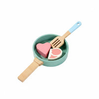 Realistic Details Pretend Cutting Food Toys Educational Wooden Play Food Set Natural Wood Kids Kitchen Toy Set Safe Rounded Edges for Toddlers, Home
