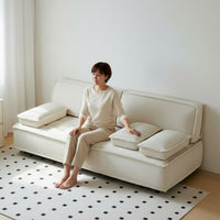 Small Apartment Sofa Bed Multi-Functional Foldable Sofa Bed Space-Saving Folding Sleeper Couch for Studio Apartments, Guest Rooms