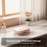 Multicompartment Trinket Holder Elegant Design Jewelry Box dirt-proofguard for Teenagers