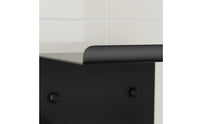 Wall Mount Toilet Paper Holder with Shelf Punch Installation Lavatory Tissue Holder with Phone Shelf Anti-Rust Stainless Steel Toilet Roll Rack