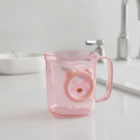 Cartoon Toothbrush Cup Set for Home, Students, and Couples - Creative and Cute