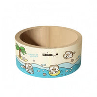 Cat Scratcher Bed Layered Feline Furniture Textured