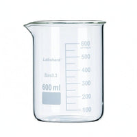 Flat Base Low Form Beaker Transparent Graduated Beaker