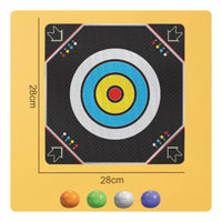 Tabletop Flicking Board Game with Balls Portable Cloth Board Game Interactive Easy-to-Learn for Families, Parties