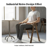 Cafe Table and Sofa Combination Retro Design Restaurant Booth Set Comfortable Seating Industrial Dining Set for Bar Owners, Dessert Shop, Tea House