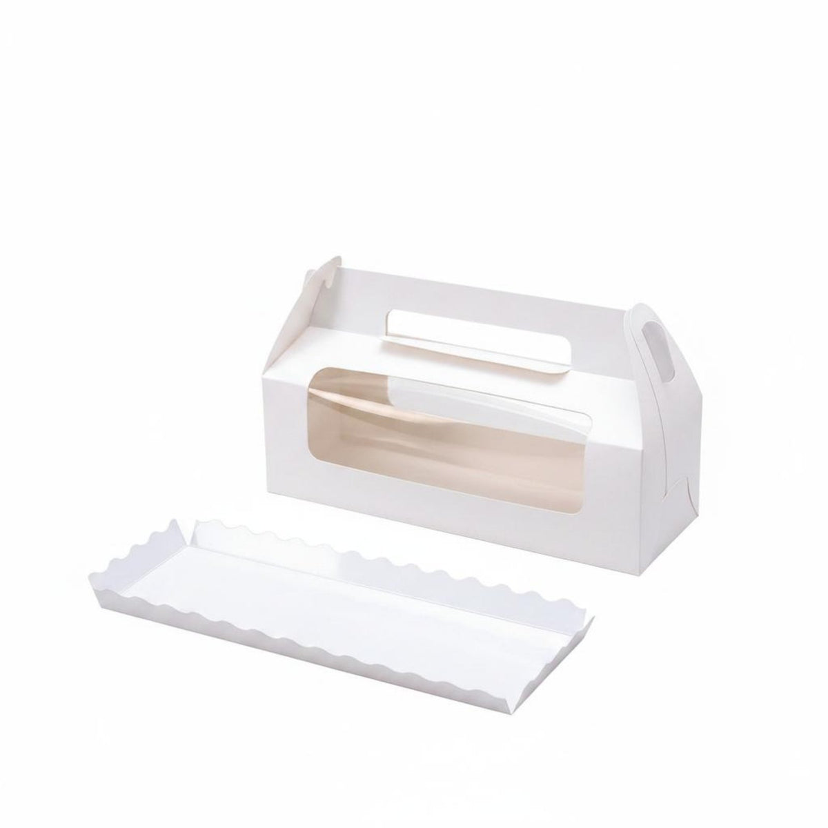 Rolled Roll Box Cake Roll Box Sturdy Bakery Storage for Takeaway