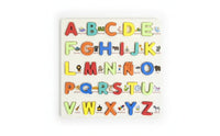 Spanish Wooden Puzzle with 3D Letters Smooth Alphabet Puzzle Board Early Learning Letters Game Hands-on Learning for Classroom