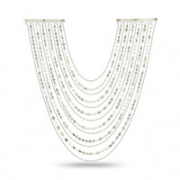 Acrylic Bead Chain Drape Decorative Beaded Curtain with Sequins Versatile Hanging Backdrop for Banquet