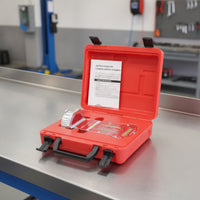 Tilt Caster Steering Axis Gauge Adjustable Wheel Alignment Gauge Professional Wheel Alignment Tool with Storage Case for Mechanics