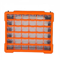 Organizer Cabinet Clear Drawers Box Wall-Mountable Screw Organizer Cabinet for DIY Hobbyists, Repair Workers, Workshop, Office