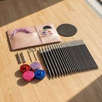 Interchangeable Knitting Comprehensive Circular Knitting Set for Knitters, Crafters, Craft Projects, Travel
