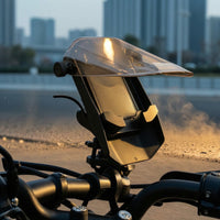 Phone Cover with Handlebar Mount Adjustable for Electric Bikes, Riders