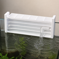 Aquarium Top Filter Box with Hooks - External Hanging Drip Filter for Fish Tanks