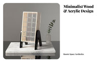 Narrow Slots Space-Saving Acrylic Lipstick Rack Desktop Lipstick Rack