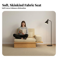 sectional Storage Sofa Japanese minimalist Inspired Living Room Furniture Minimalist stylistic design foundation Seating for Apartment Dwellers, home owners, Lounge Area