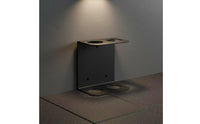 Home Gym Bar Wall Rack Matte Black Barbell Wall Rack Compact Vertical Barbell Holder for Athletes