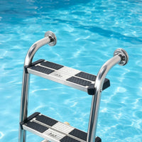 Pool Ladder with Handrails Stainless Stainless sideMount Pool Ladder Anti-Slip