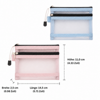 mesh zip pouch