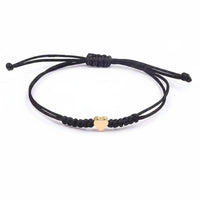 Handmade Heart Bracelet Adjustable Woven Durable String for Daily Wear